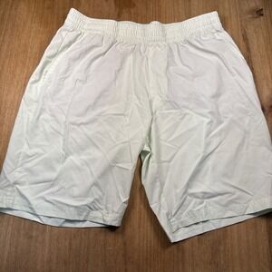 Adidas Golf Ripstop Lightweight Stretch Golf Shorts Mens Lg Green 10" Inseam